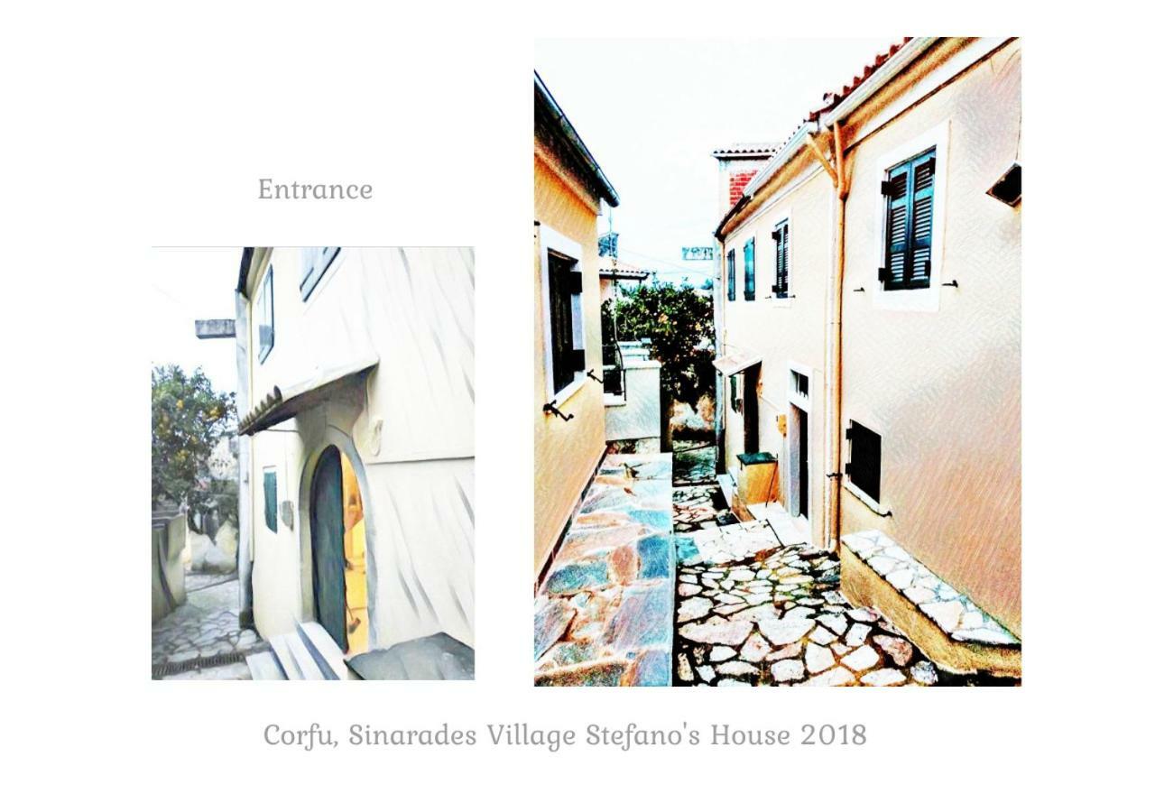 Country Traditional House In Corfu Village, Greece Sinarades Екстер'єр фото