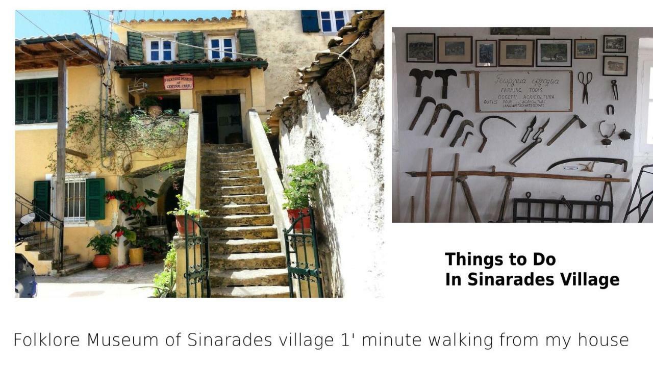 Country Traditional House In Corfu Village, Greece Sinarades Екстер'єр фото