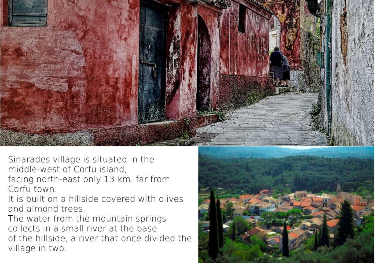Country Traditional House In Corfu Village, Greece Sinarades Екстер'єр фото